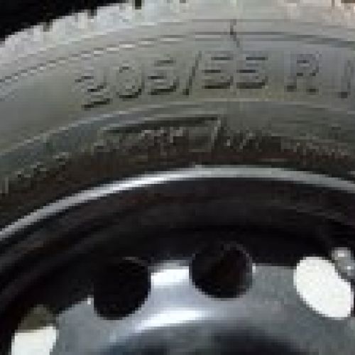 RUEDA REPUESTO RENAULT MEGANE III 2012 205/55 R16 91H NEUMATICO NUEVO MICHELIN