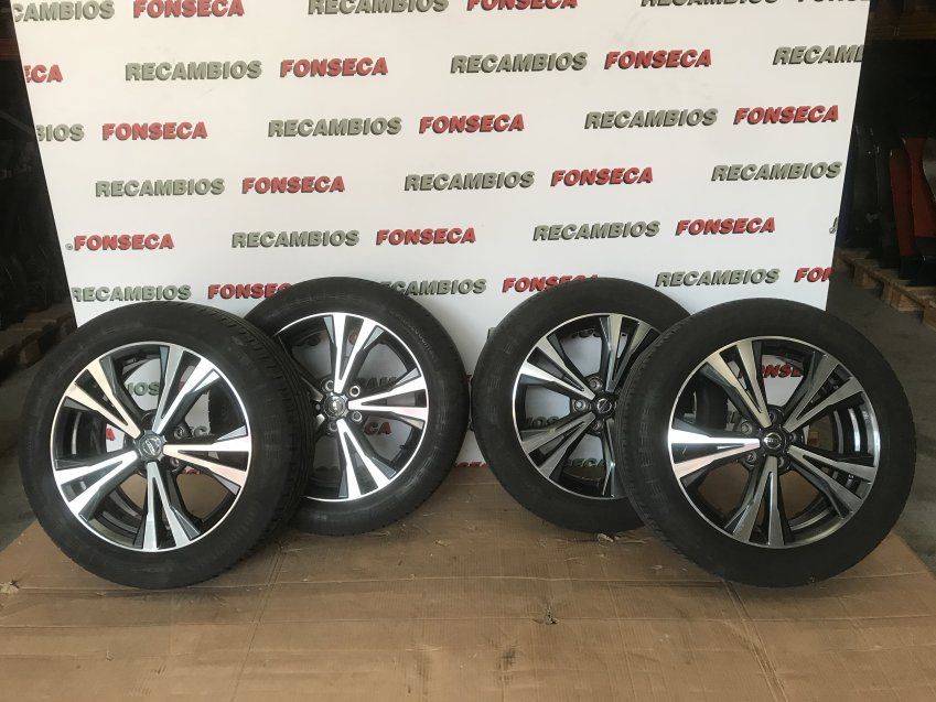 LLANTAS EN 18" NISSAN QASHQAI 2019 J11 NEUMATICOS CONTINENTAL 215/55R18 99V 18X7J