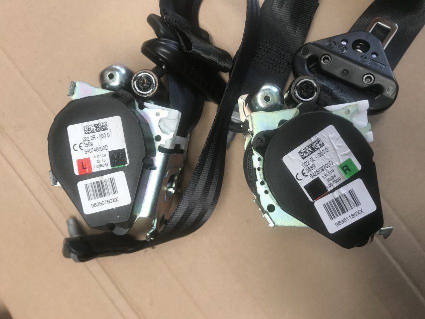 CINTURONES TRASEROS CON PRETENSORES CON ANCLAJES PEUGEOT 208 II 2020