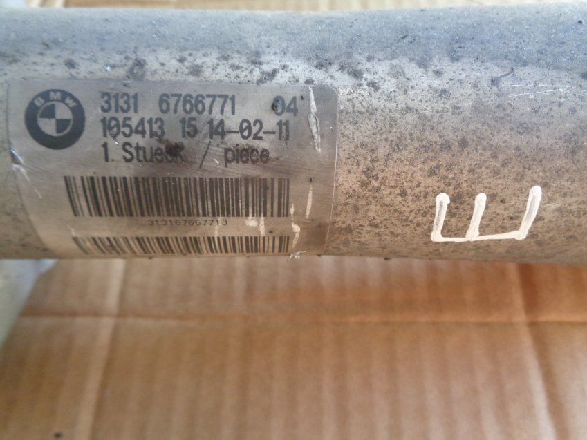 AMORTIGUADORES DELANTEROS BMW SERIE 6 2008 635d E63 Ref. 3131 6766771 / 3131 6766772