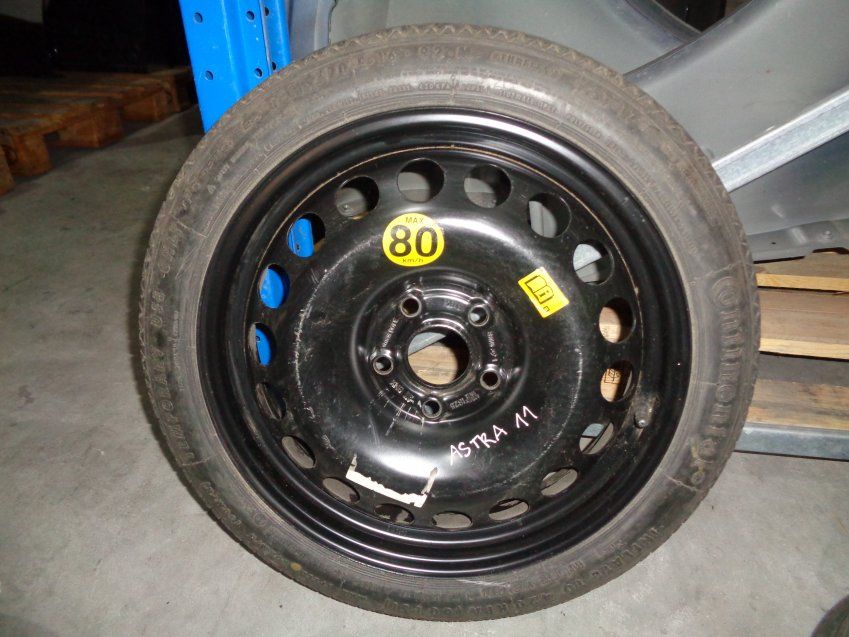 RUEDA REPUESTO OPEL ASTRA J  2011 115/760 R16 92M GALLETA NUEVA NEUMATICO CONTINENTAL