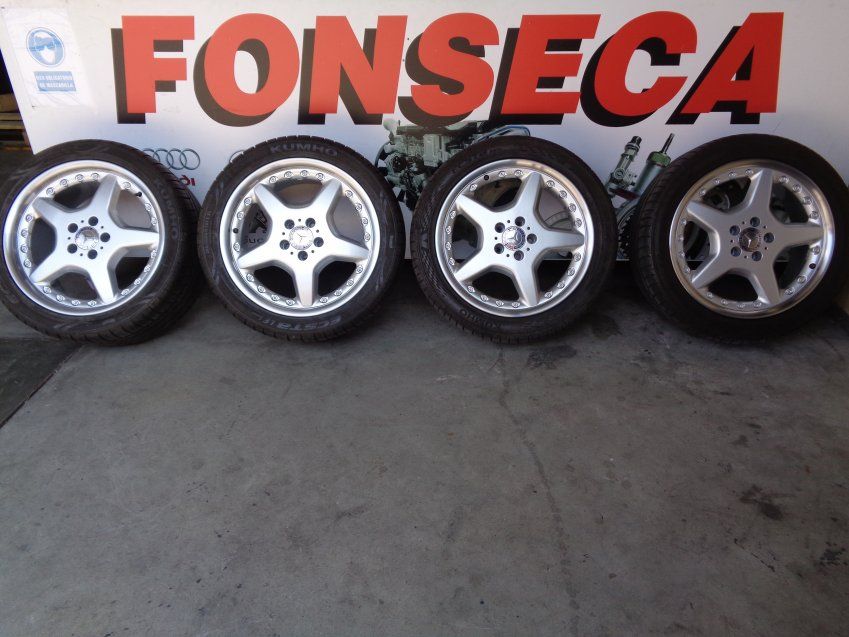 LLANTAS MERCEDES SL 2003 DOBLE MEDIDA ALANTE 255/40 R18 99Y ATRAS 285/35 R18 101Y ET37 NEUMATICOS KUMHO AL 75%