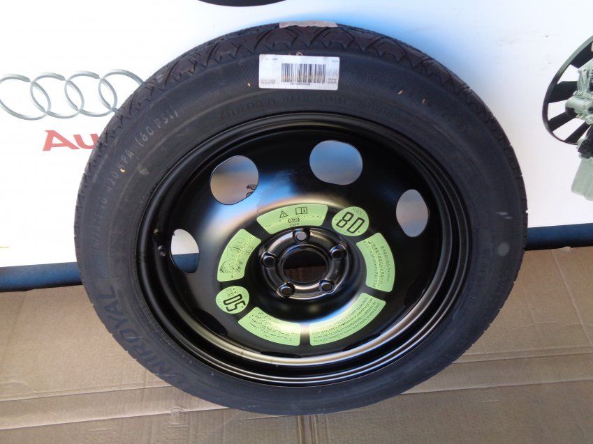 RUEDA REPUESTO PEUGEOT 3008 2017 135/80 R18 104M GALLETA NUEVA NEUMATICO UNIROYAL