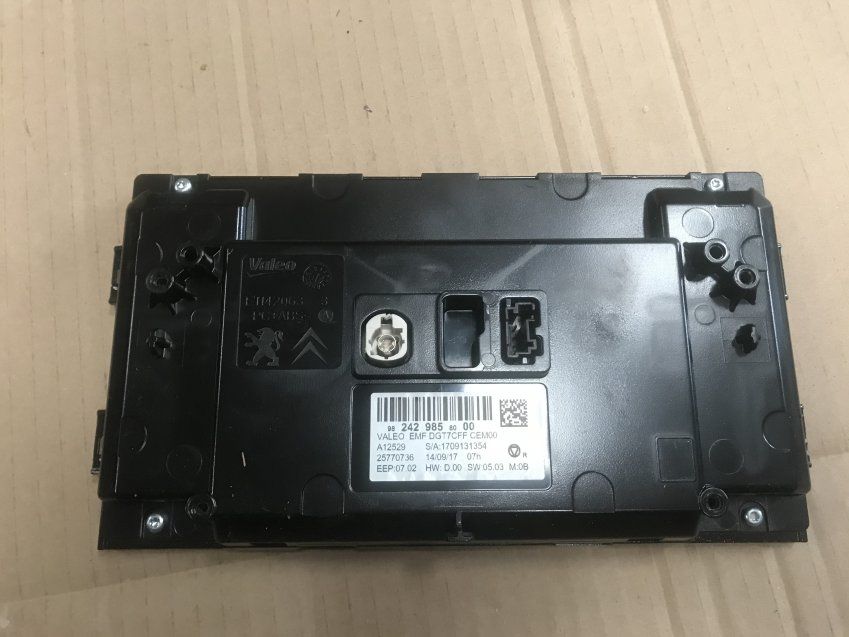 SISTEMA NAVEGACION PEUGEOT 308 II 2018 Ref Radio 9821908980   Ref Pantalla 982429858000   Ref Lector Cd 9824971580 00