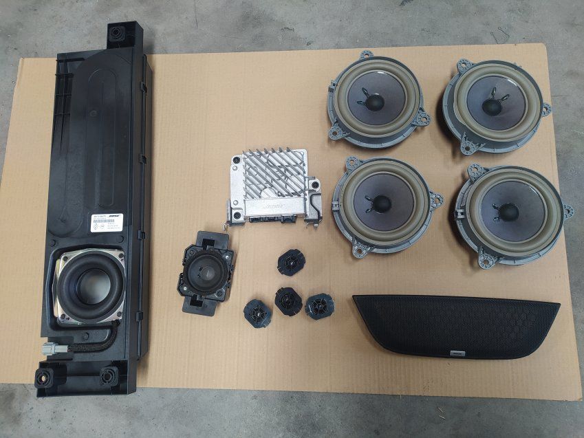 SISTEMA SONIDO BOSE RENAULT MEGANE 4 RS 2018 Amplificador 280633592R   Subwoofer 281706647R