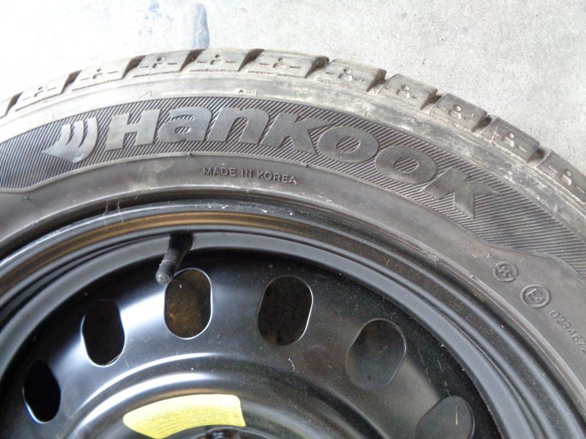 RUEDA REPUESTO PEUGEOT 407 2008 215/55 R17 98V NEUMATICO HANKOOK EN BUEN ESTADO