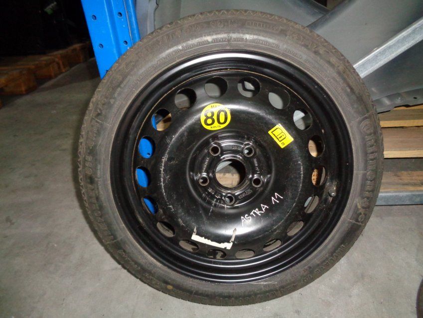 RUEDA REPUESTO OPEL ASTRA J  2011 115/760 R16 92M GALLETA NUEVA NEUMATICO CONTINENTAL