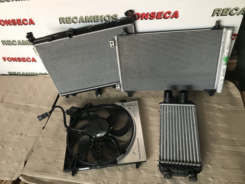 RADIADORES Y ELECTRO VENTILADOR PEUGEOT 2008 2020 1.2 gasolina Ref AC 9825371480   Ref. Intercooler 9824742280   Ref Electro 9827752980