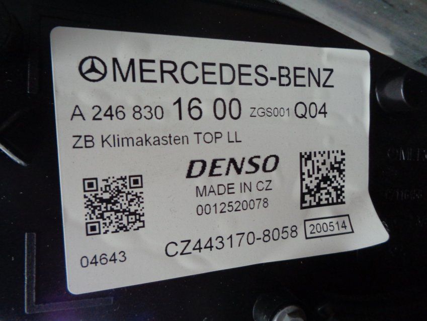 CALEFACCIÓN COMPLETA MERCEDES BENZ CLA 45 2014 W117 Ref. A2469064200 / A2468301600