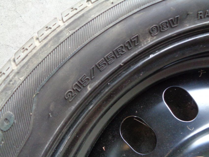 RUEDA REPUESTO PEUGEOT 407 2008 215/55 R17 98V NEUMATICO HANKOOK EN BUEN ESTADO