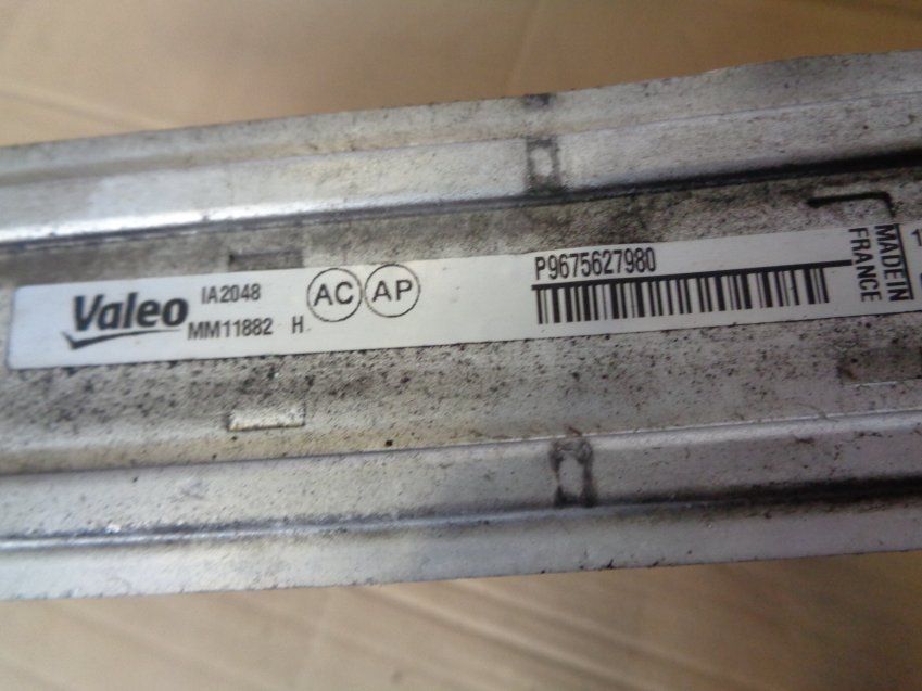 RADIADOR INTERCOOLER CITROEN BERLINGO 2019 1.5hdi