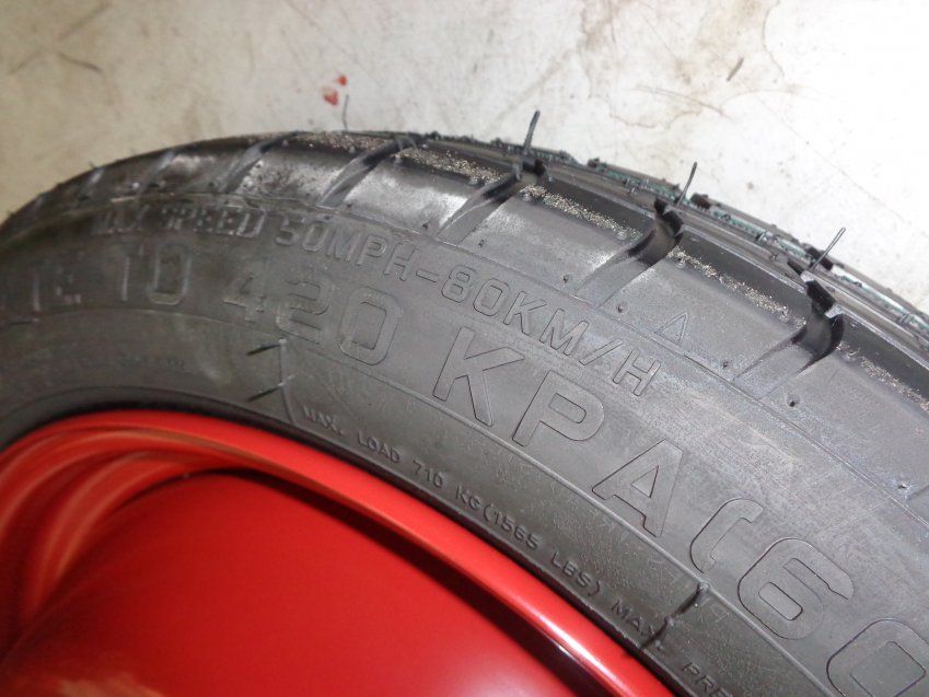 RUEDA REPUESTO RENAULT CAPTUR 2015 125/70 R16 96M GALLETA NUEVA