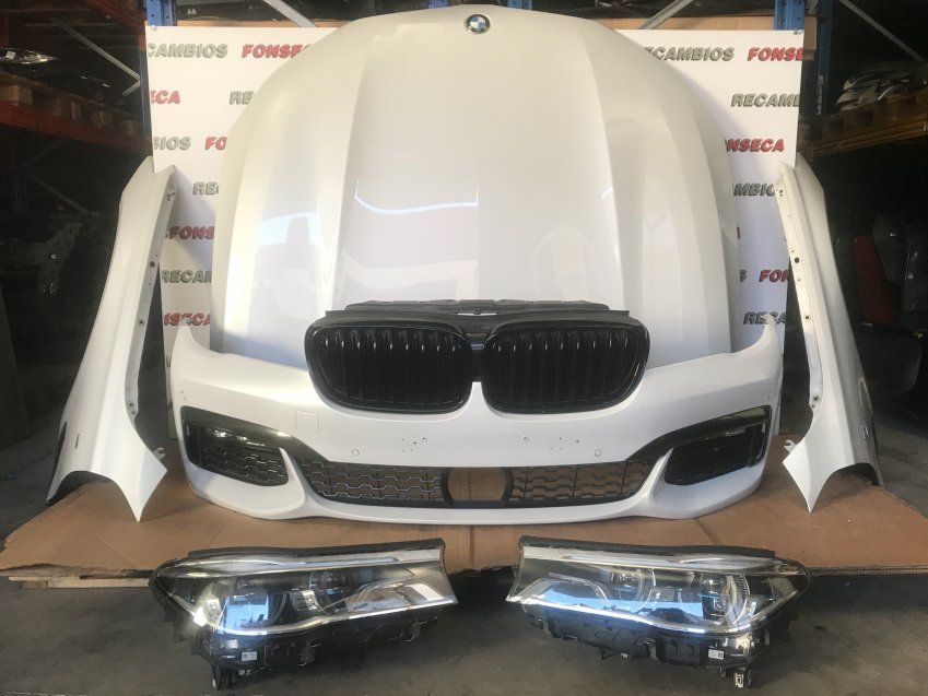 FRENTE / MORRO COMPLETO BMW 730d xdrive 2018   Pack m   Faros Laserlight