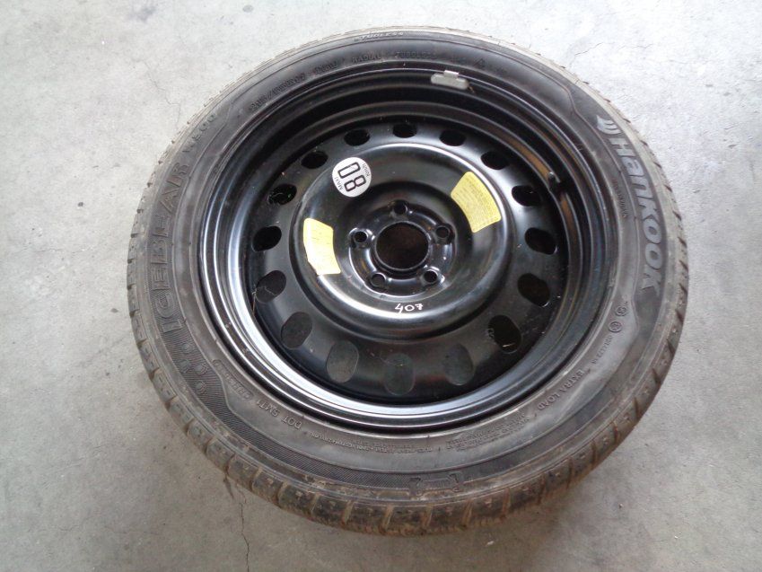 RUEDA REPUESTO PEUGEOT 407 2008 215/55 R17 98V NEUMATICO HANKOOK EN BUEN ESTADO