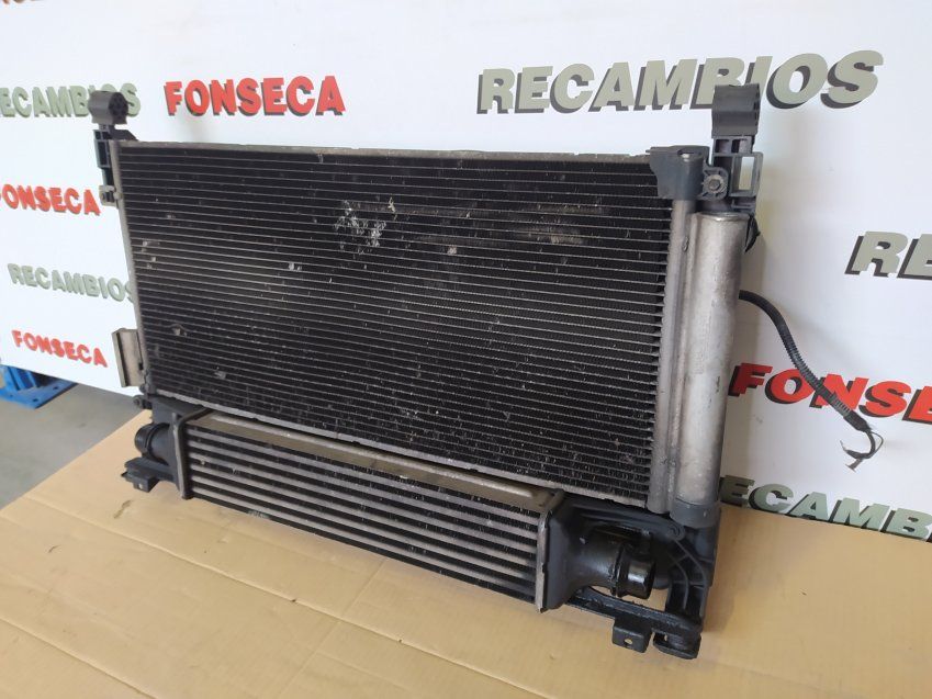 CONJUNTO DE 3 RADIADORES CON ELECTRO VENTILADOR OPEL CORSA D 2010 1.3cdti