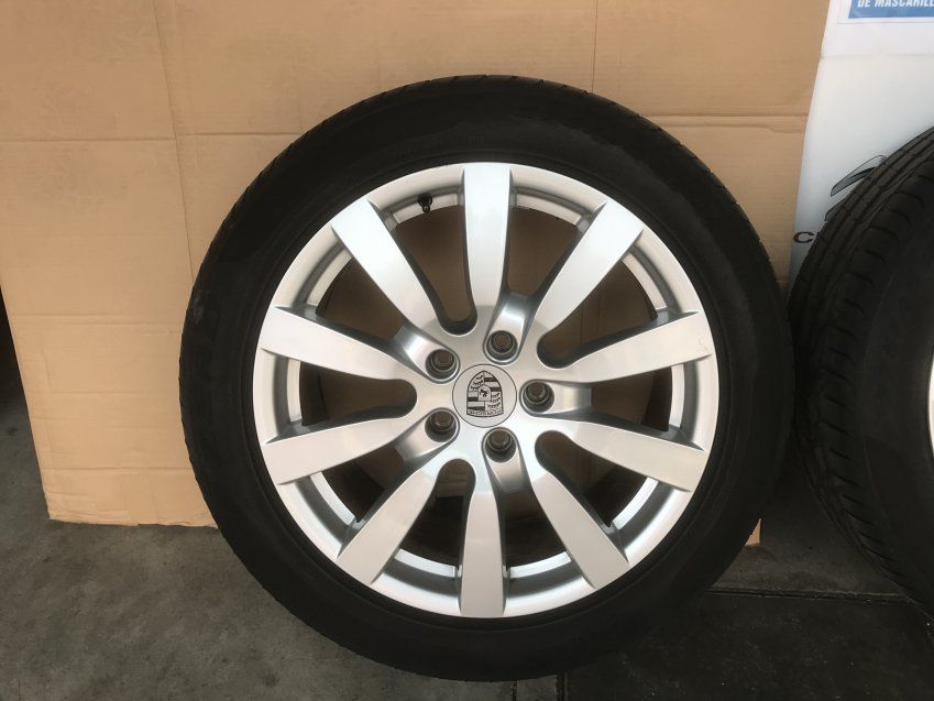 LLANTAS PORSCHE CAYENNE 20" con 4 Neumáticos Pirelli Pzero 275/45ZR20 (110Y) EN BUEN ESTADO