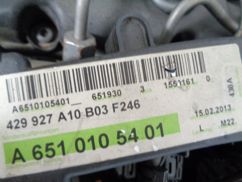 MOTOR MERCEDES CLASE CLA 2014 220cdi W117 65