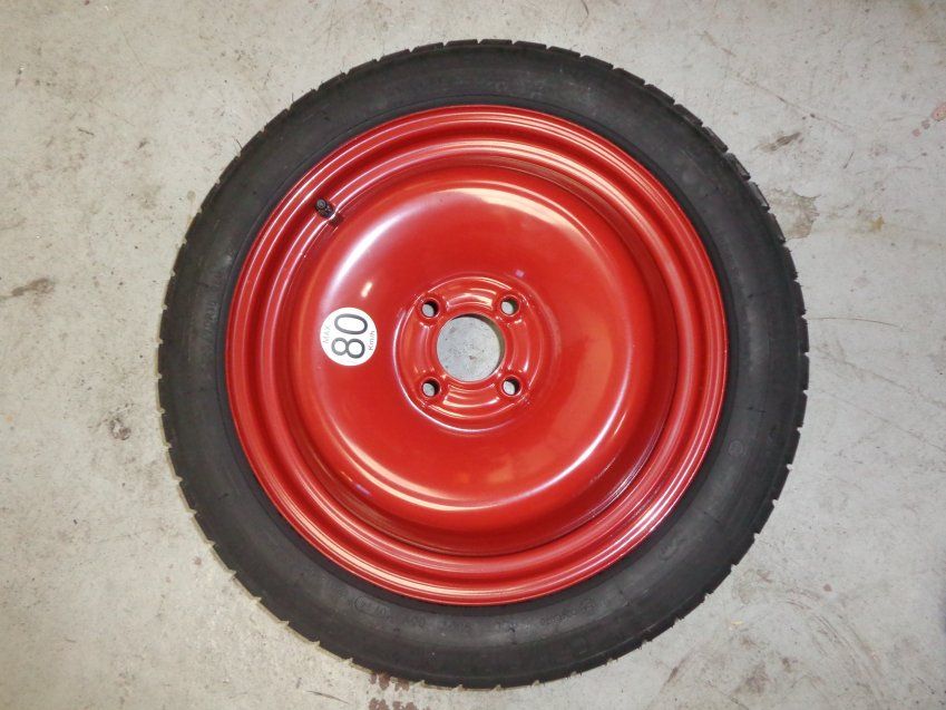 RUEDA REPUESTO RENAULT CAPTUR 2015 125/70 R16 96M GALLETA NUEVA