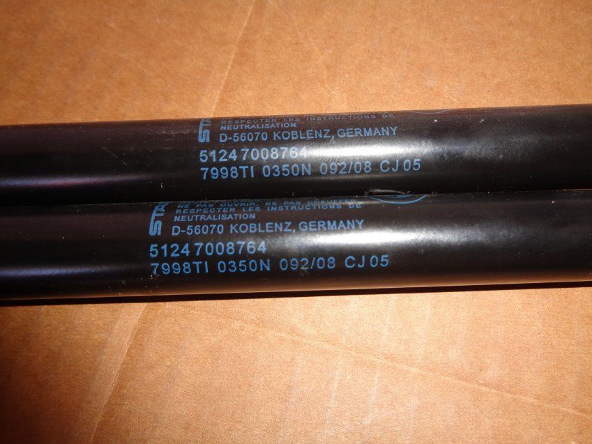 AMORTIGUADORES PORTÓN BMW SERIE 6 2008 E63