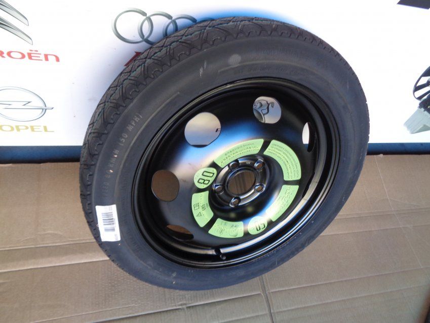 RUEDA REPUESTO PEUGEOT 3008 2017 135/80 R18 104M GALLETA NUEVA NEUMATICO UNIROYAL