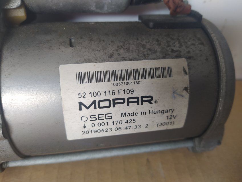 ARRANQUE / PUESTA MARCHA FIAT 500 2019 1.2 Gasolina 69cv Ref. 52100116F109