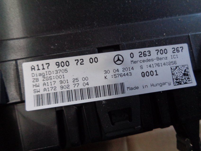 CUADRO INSTRUMENTOS MERCEDES BENZ CLA 45 2014 W117
