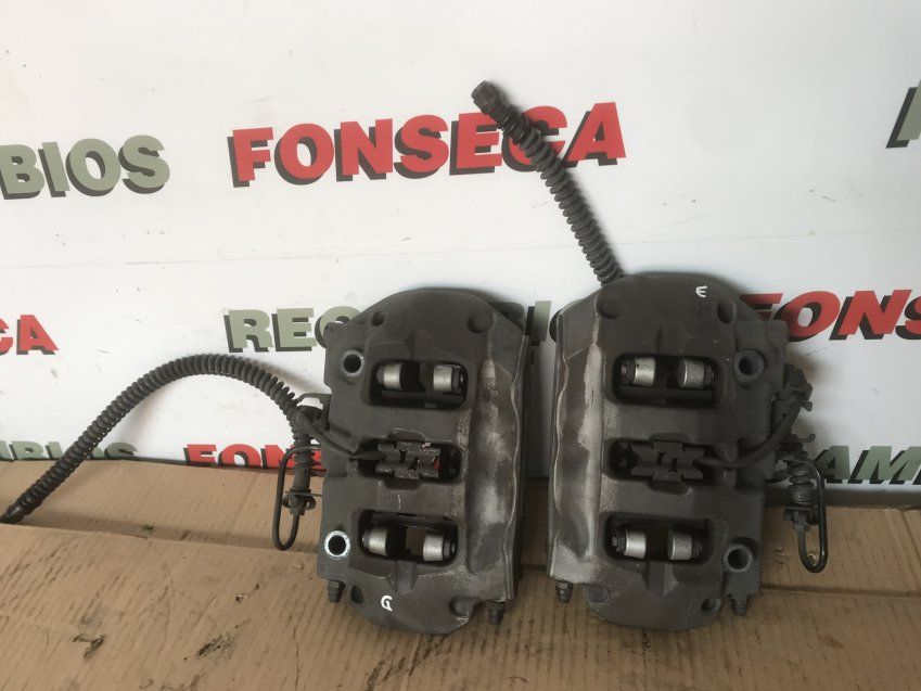 DISCOS Y PINZAS FRENO TRASEROS PORSCHE CAYENNE 2010 3.0d 92A Discos 330mm Pinzas Brembo Ref. 7P0615423