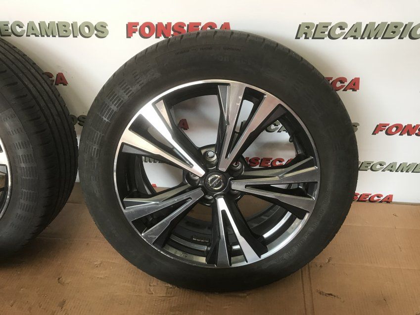 LLANTAS EN 18" NISSAN QASHQAI 2019 J11 NEUMATICOS CONTINENTAL 215/55R18 99V 18X7J