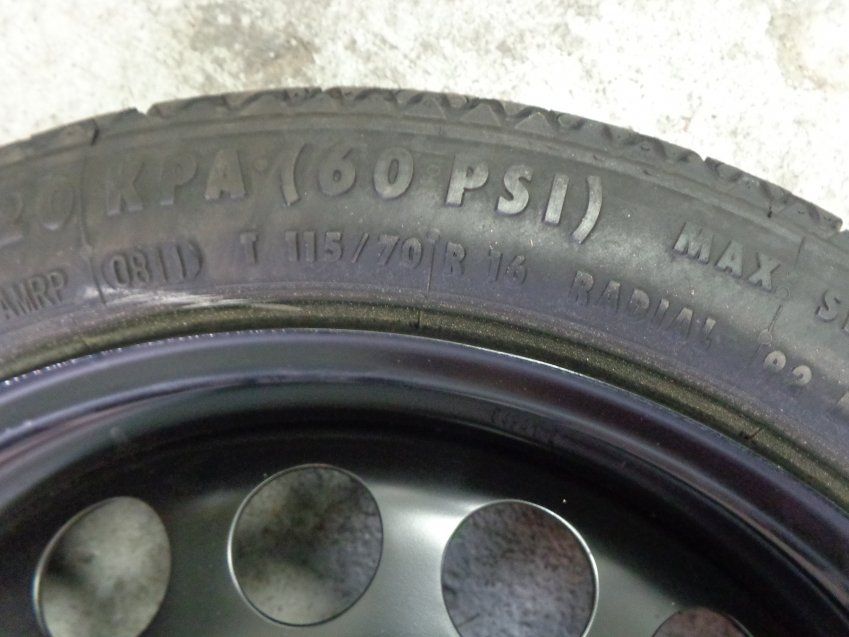 RUEDA REPUESTO OPEL ASTRA J  2011 115/760 R16 92M GALLETA NUEVA NEUMATICO CONTINENTAL