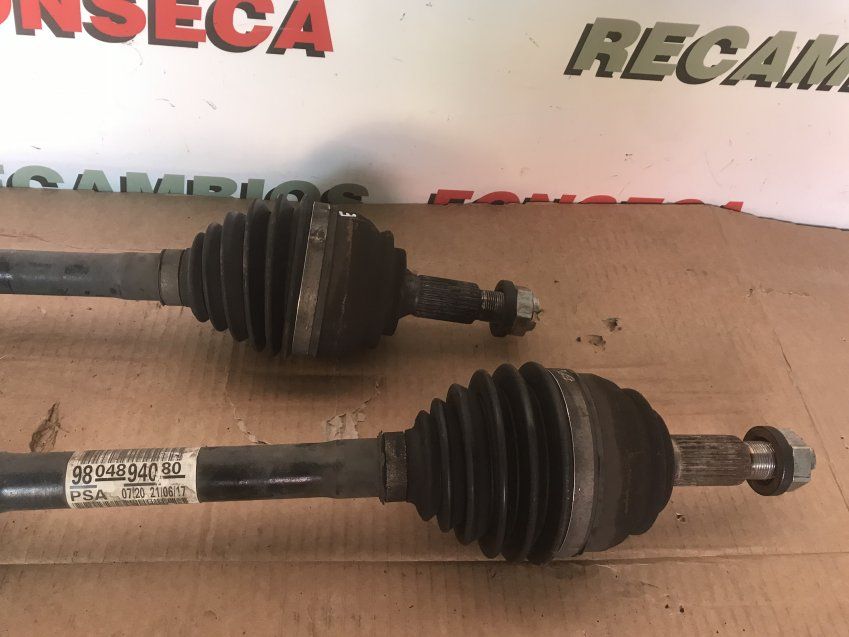 TRANSMISIONES DELANTERAS CITROEN C4 PICASSO 2017 2.0hdi 150cv USADAS Ref. Izq 9804894180   Ref Dcha 9804894080