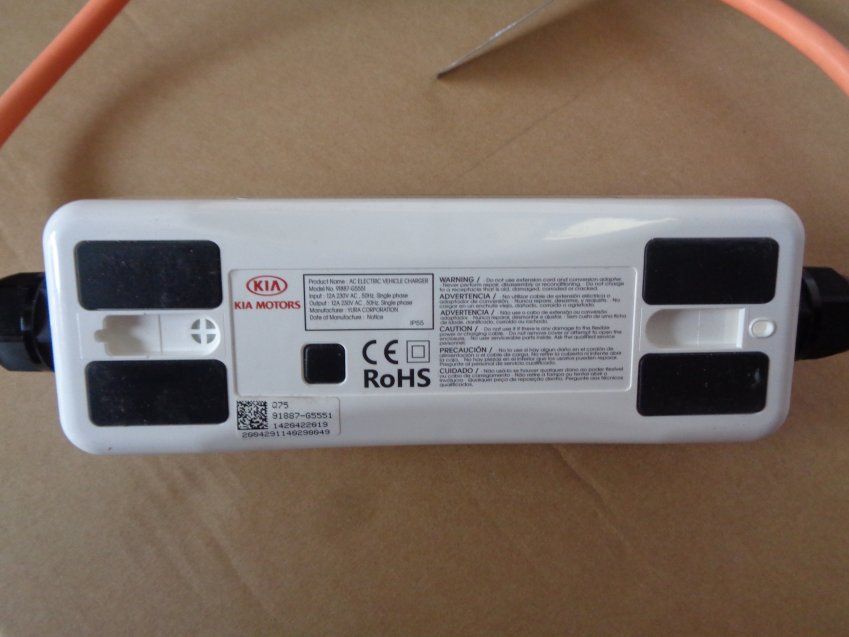 CABLE DE CARGA KIA NIRO 2018 1.6Gdi HIBRIDO con bolsa original