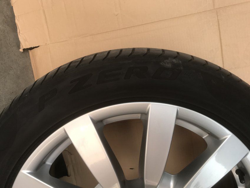 LLANTAS PORSCHE CAYENNE 20" con 4 Neumáticos Pirelli Pzero 275/45ZR20 (110Y) EN BUEN ESTADO