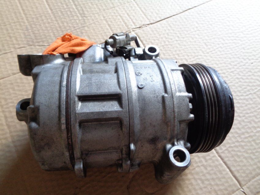 COMPRESOR AC BMW SERIE 6 2008 635d E63 140.000Kms MARCA DENSO ref. 6452 9180547 01