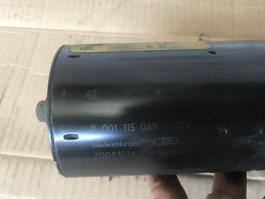 ARRANQUE BMW SERIE 5 2008 520d 177cv Bosch Ref. 000115069 12V