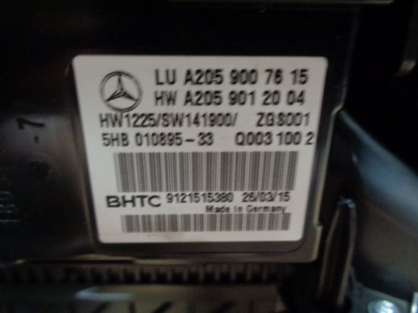 CALEFACCION MERCEDES BENZ CLASE C 2015 250cdi 204cv W205 Ref. A2058300060