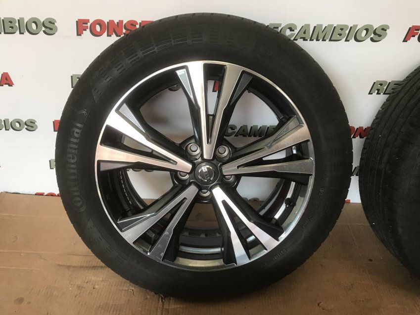 LLANTAS EN 18" NISSAN QASHQAI 2019 J11 NEUMATICOS CONTINENTAL 215/55R18 99V 18X7J