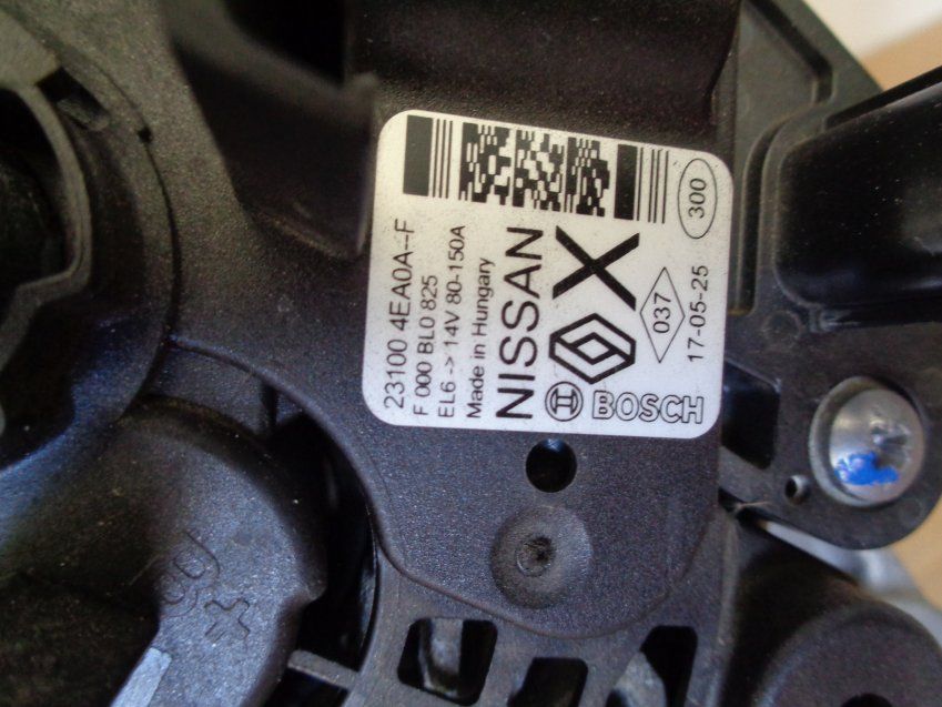 ALTERNADOR NISSAN QASHQAI 2017 J11 1500dci 110cv Ref