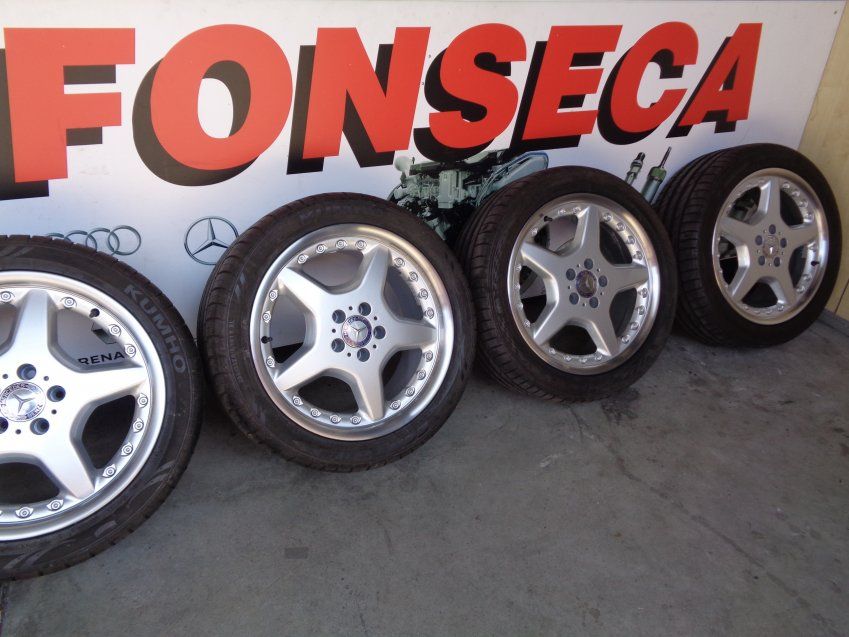 LLANTAS MERCEDES SL 2003 DOBLE MEDIDA ALANTE 255/40 R18 99Y ATRAS 285/35 R18 101Y ET37 NEUMATICOS KUMHO AL 75%