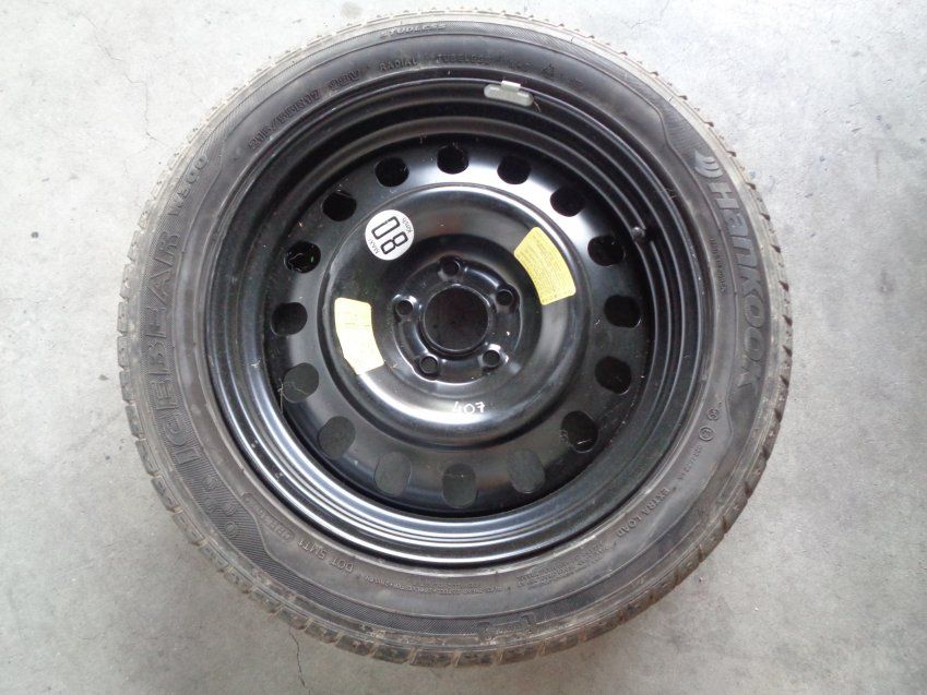 RUEDA REPUESTO PEUGEOT 407 2008 215/55 R17 98V NEUMATICO HANKOOK EN BUEN ESTADO