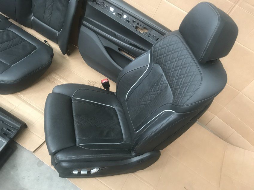 ASIENTOS CON TAPIZADOS BMW SERIE 7 2018 G11 PACK M   Delanteros totalmente electricos, con 2 memorias, calefactables y ventilados. Traseros calefactables