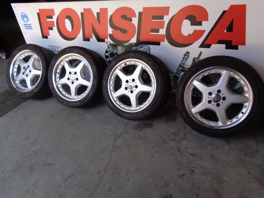 LLANTAS MERCEDES SL 2003 DOBLE MEDIDA ALANTE 255/40 R18 99Y ATRAS 285/35 R18 101Y ET37 NEUMATICOS KUMHO AL 75%