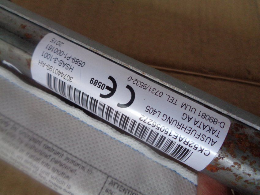 AIRBAG CORTINA RANGE ROVER VOGUE IV 2015 L405 Ref. CK5214K160 / CK5214K159