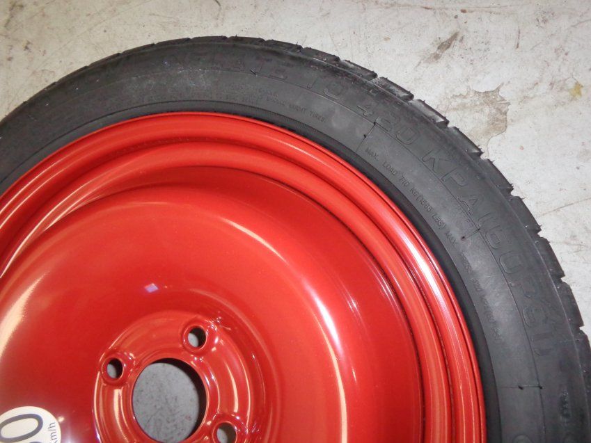 RUEDA REPUESTO RENAULT CAPTUR 2015 125/70 R16 96M GALLETA NUEVA