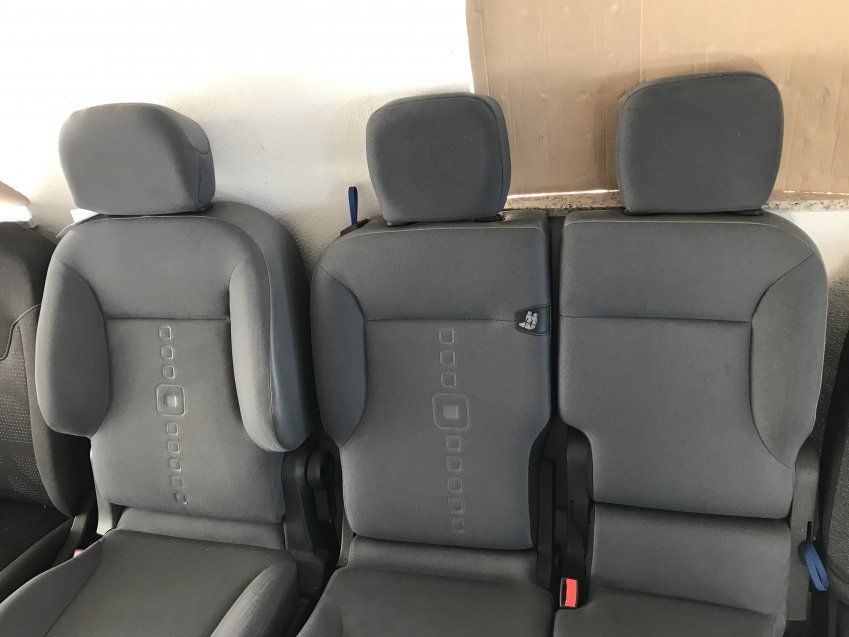 ASIENTOS DELANTEROS CITROEN BERLINGO 2015   DE 3 PLAZAS   CON TAPIZADOS DE PUERTAS