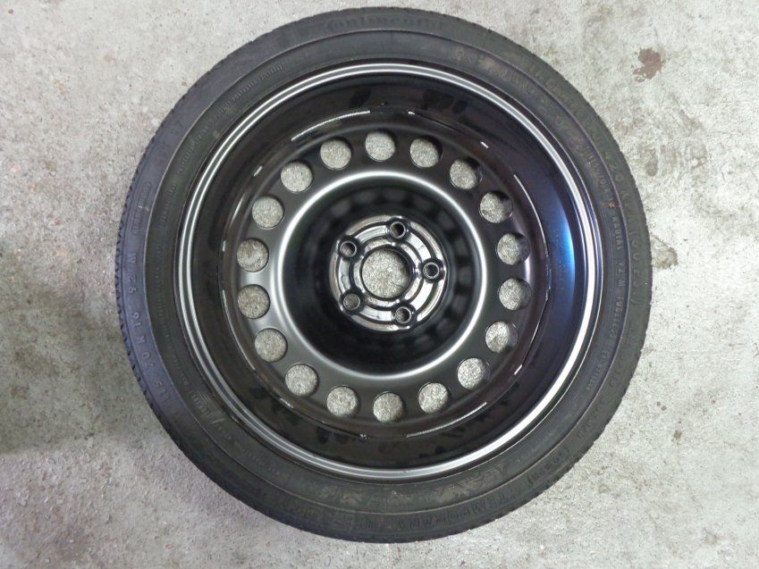 RUEDA REPUESTO OPEL ASTRA J  2011 115/760 R16 92M GALLETA NUEVA NEUMATICO CONTINENTAL