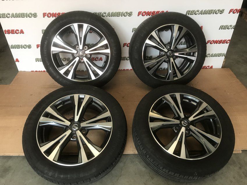 LLANTAS EN 18" NISSAN QASHQAI 2019 J11 NEUMATICOS CONTINENTAL 215/55R18 99V 18X7J