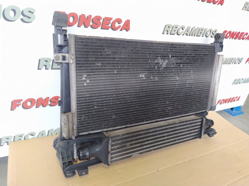 CONJUNTO DE 3 RADIADORES CON ELECTRO VENTILADOR OPEL CORSA D 2010 1.3cdti