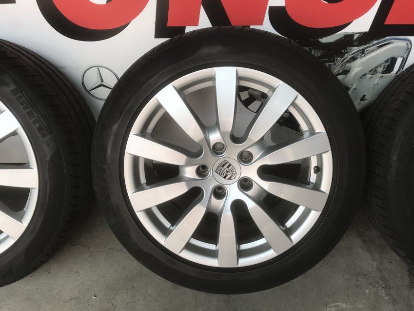 LLANTAS PORSCHE CAYENNE 20" con 4 Neumáticos Pirelli Pzero 275/45ZR20 (110Y) EN BUEN ESTADO