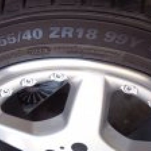 LLANTAS MERCEDES SL 2003 DOBLE MEDIDA ALANTE 255/40 R18 99Y ATRAS 285/35 R18 101Y ET37 NEUMATICOS KUMHO AL 75%