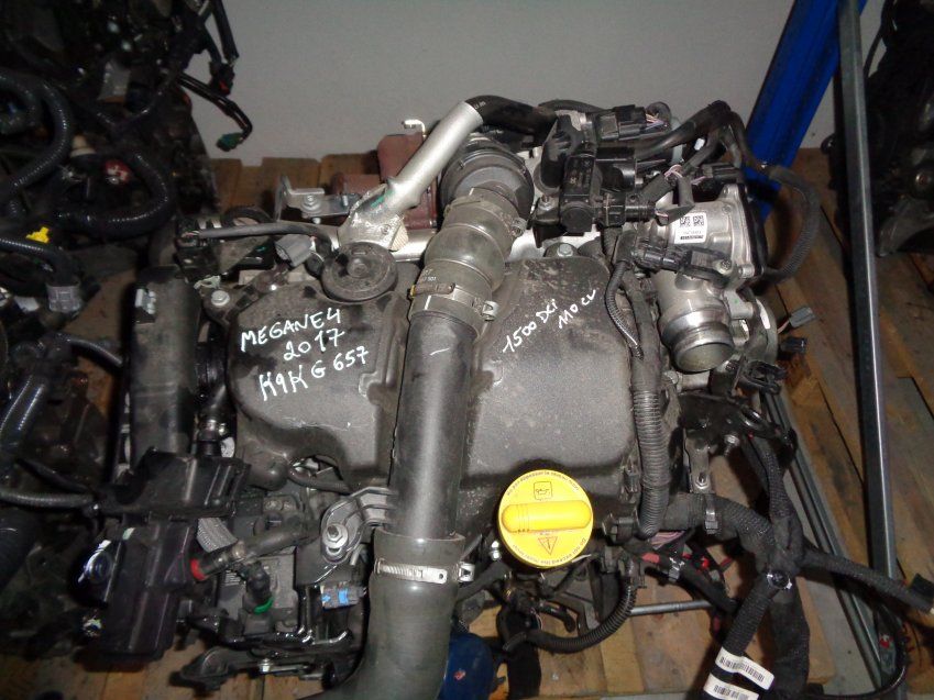 MOTOR K9KG657 RENAULT MEGANE 4 2017 1.5dci 110cv 30.185Kms